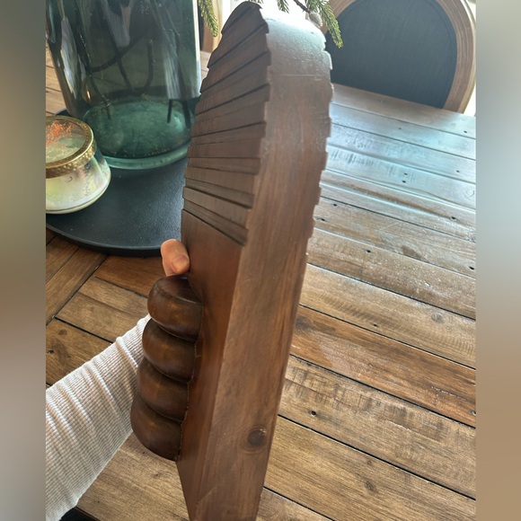 West Elm x Diego Olivero Geo Series Carved Wood Decor - Picture 6 of 9